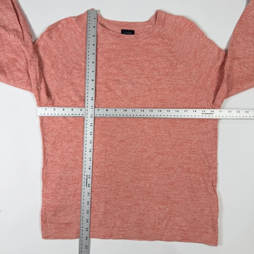 J. Crew Re-Imagined Sweater Mens‎ L Coral Pink NWOT AX848 Crewneck Knit